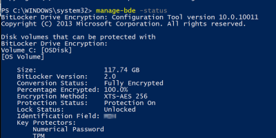 How to Configure MDT (Microsoft Deployment Toolkit) to Encrypt Entire Drive instead of Used Space Only manage-bde -status